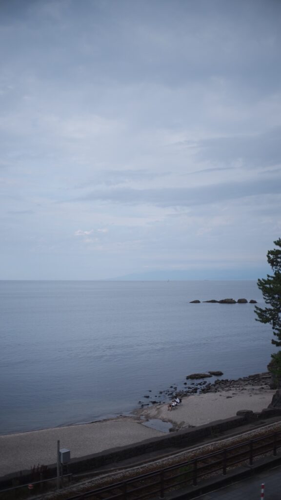 雨晴海岸風景